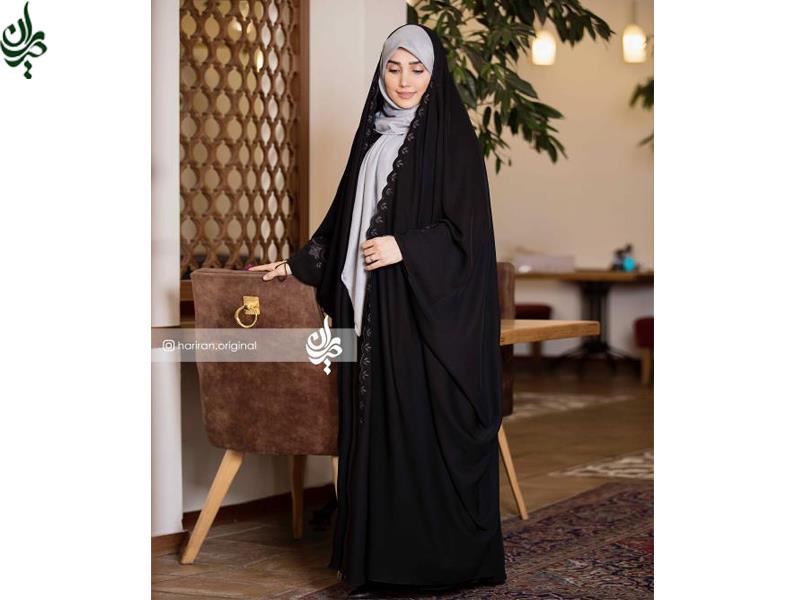 مدل چادر عربی جده | با قیمت مناسب و دوخت زیبا در حراجی حریران از طراحی پارچه تا لباس