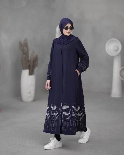 مانتو چند شاخه گل