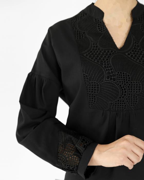 شومیز جلو چین دار