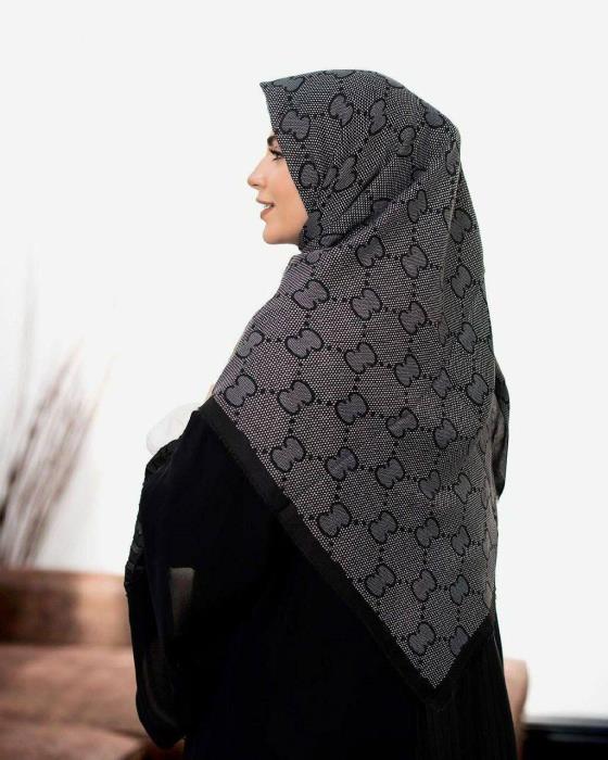 روسری سیا اسکارف گوچی