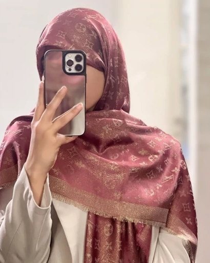 روسری ابریشم ژاکارد