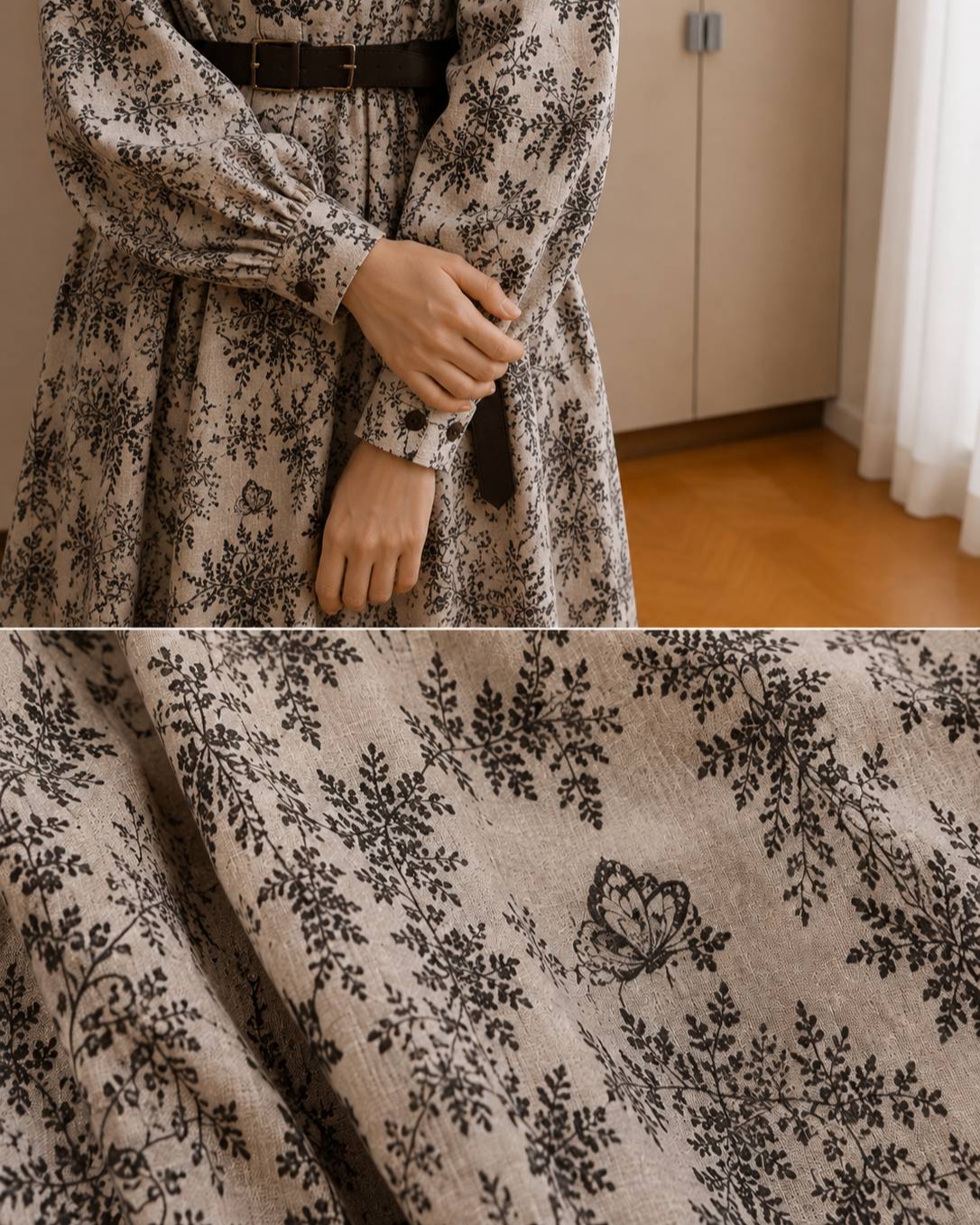 پیراهن کوک دوزی ریحانه