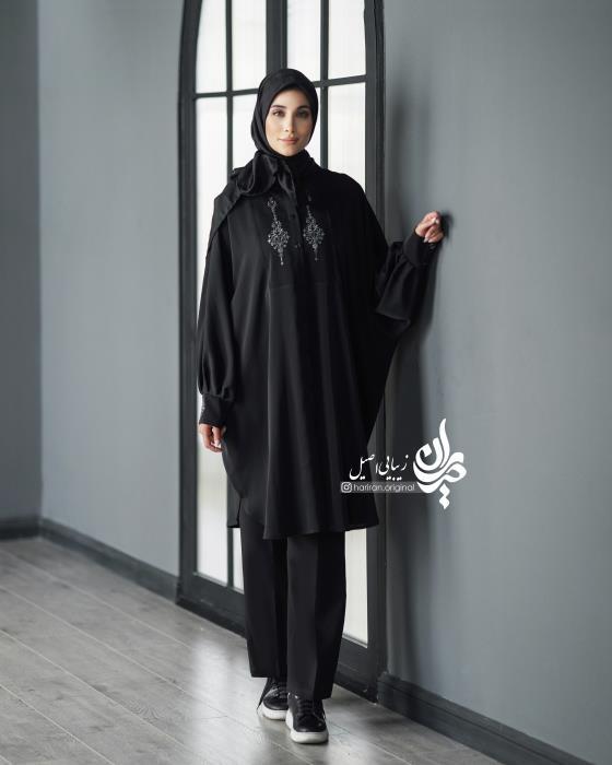 مدل-مانتو-با-حجاب-اسلامی---100%-تضمین-کیفیت-پارچه-و-دوخت-و-امکان-مرجوعی